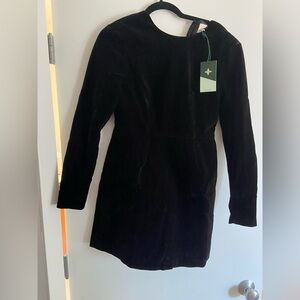 Tuckernuck Black Velvet Hayley Dress